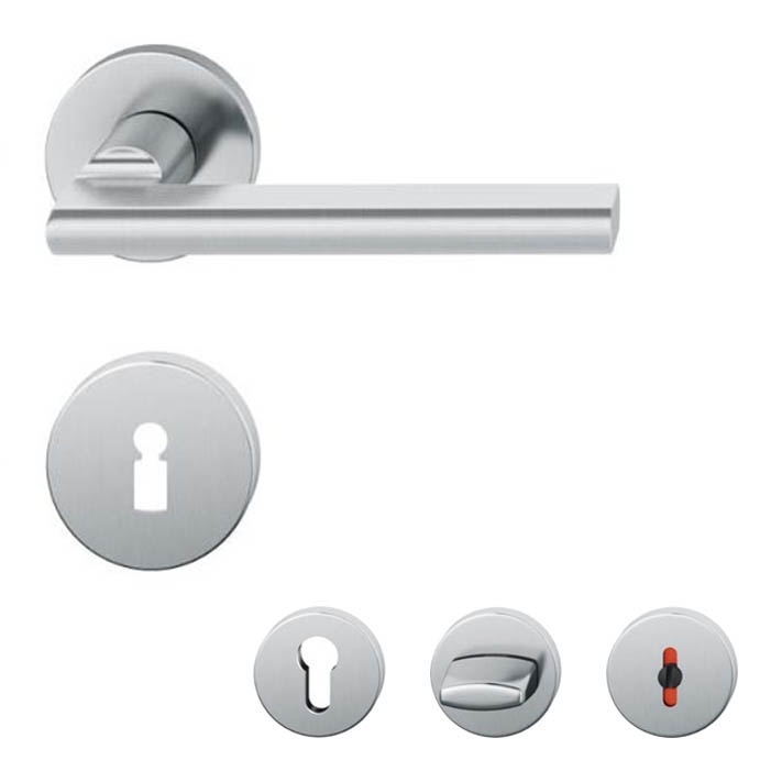 FSB 1035 runde Rosettengarnitur Edelstahl