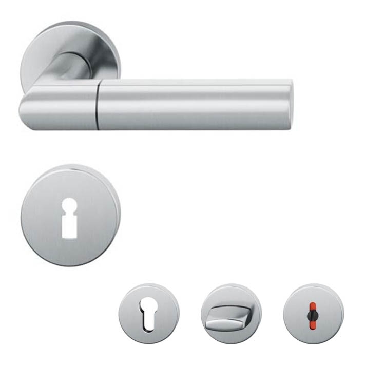 FSB 1078 runde Rosettengarnitur Edelstahl