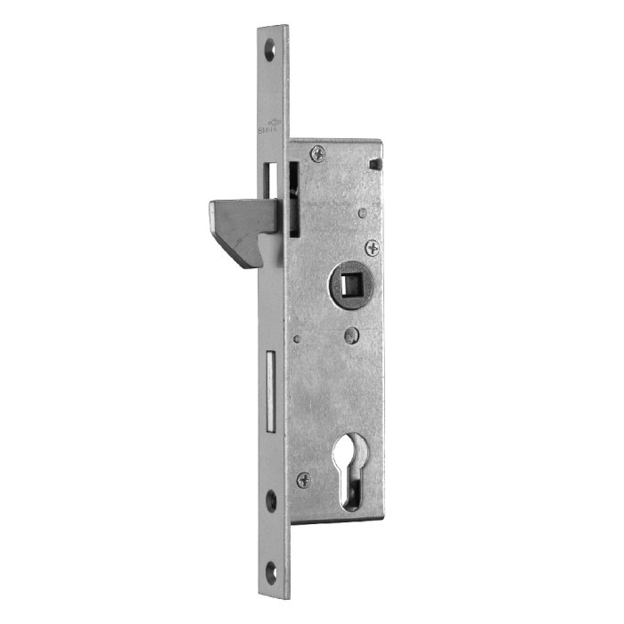 1331 BMH Rohrrahmen-Schiebetürschloß PZ72-35-9-24ktg. silber