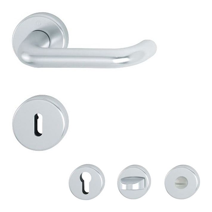 Hoppe Paris Rosettengarnitur Alu natur