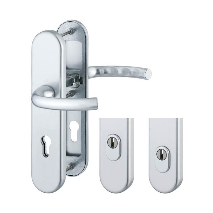 Tokyo HOPPE Schutz-Türdrücker-Langschild-Garnitur, 1710/3331/3410