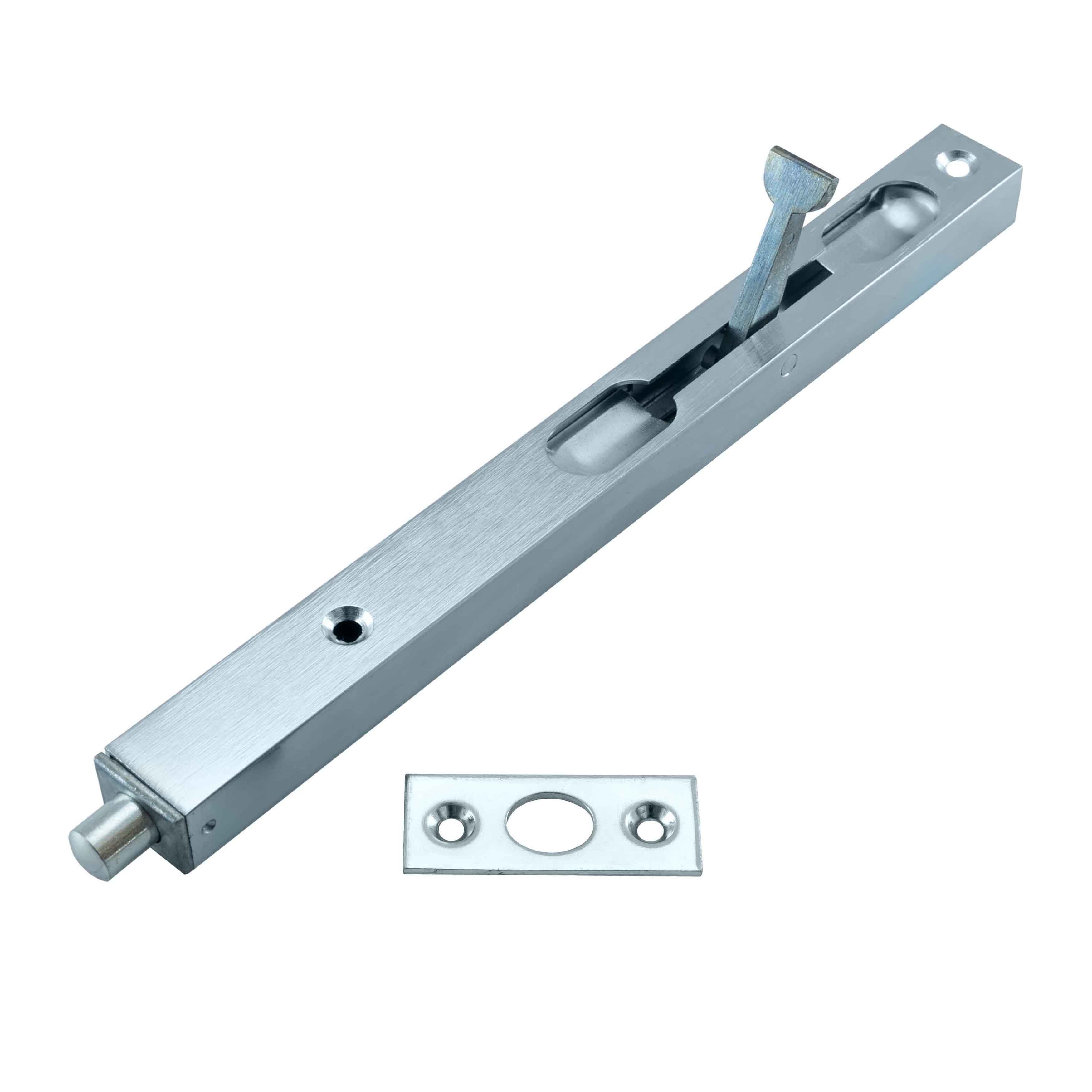 408 Strenger Rohrkantriegel 220/250/400/600 mm hell verzinkt