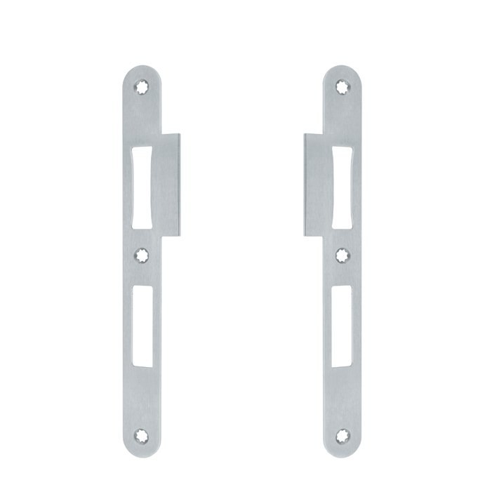 B 9000 BKS Lappenschließblech 24x235 mm Maß A 36 mm abgerundet Niro