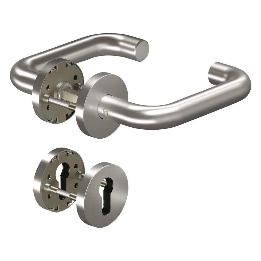 OGRO CORE FS8100/6501/6612 Dorma FS-Türdrücker-Rosetten-Garnitur