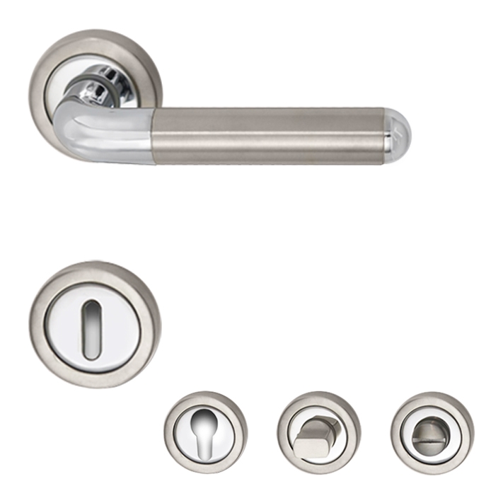 Baumanti Isar Rosettengarnitur Bicolor poliert/matt