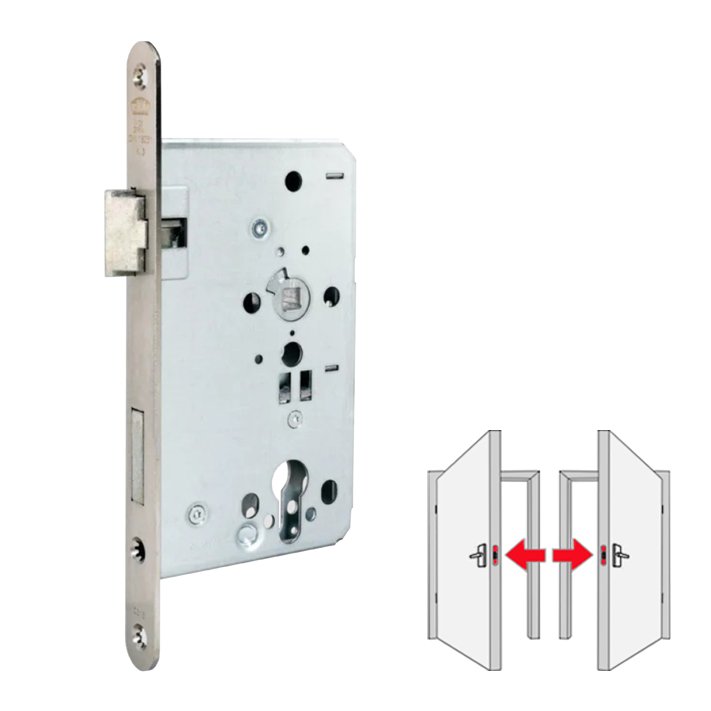 BKS B 0515 Einsteckschloss PZW Dornmaß 80 mm Klasse 3