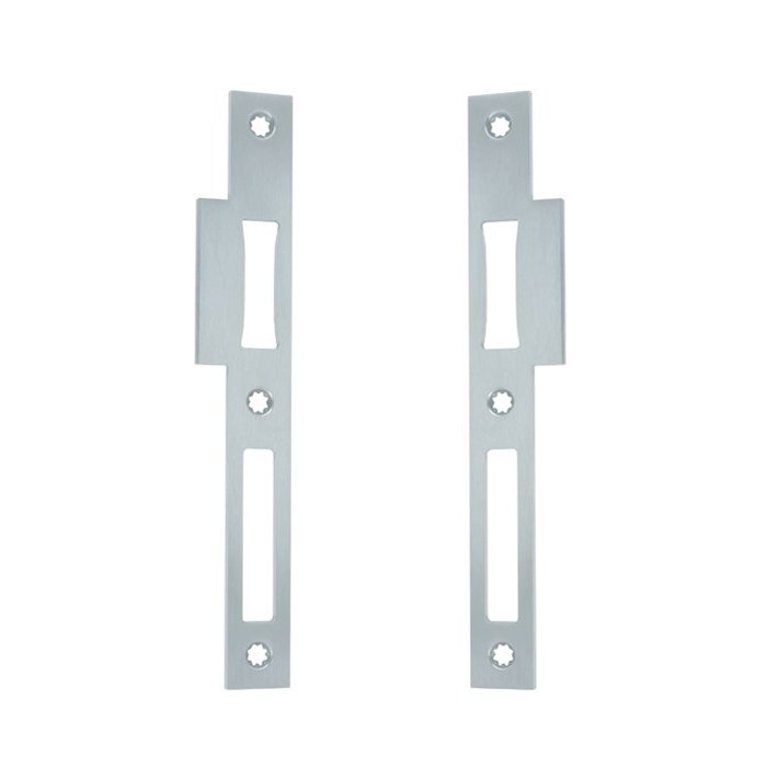 BKS Lappenschließblech 24x216 mm kantig Maß A 36 mm Niro