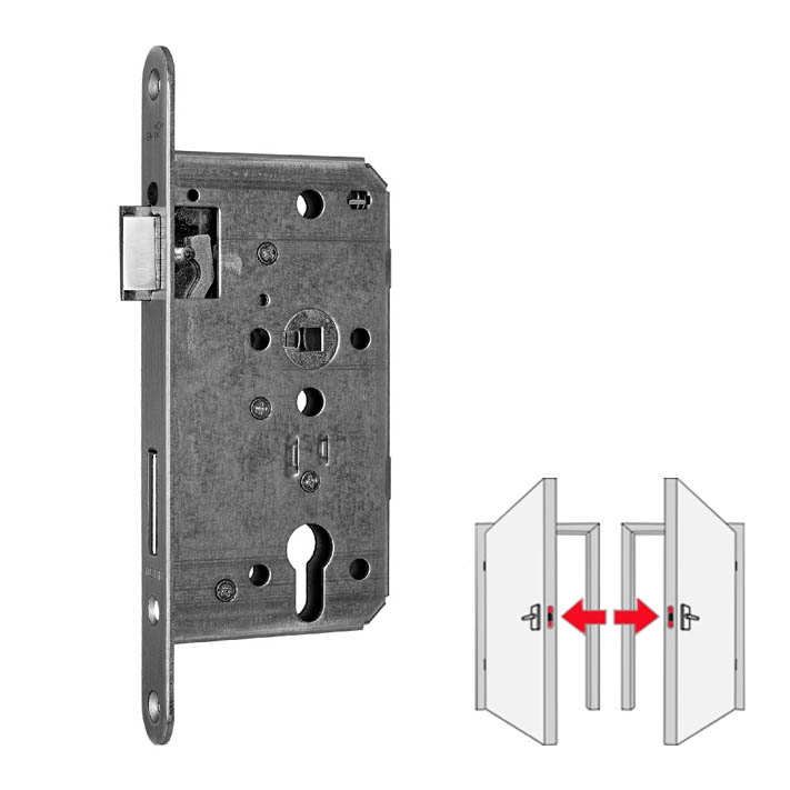 BMH Nr. 450 Einsteckschloss Klasse 4 Profilzylinder Dornmaß 55 mm