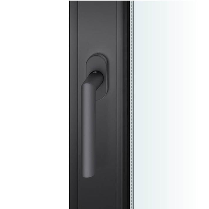 1076 FSB Fenstergriff Aluminium schwarz gestrahlt C35