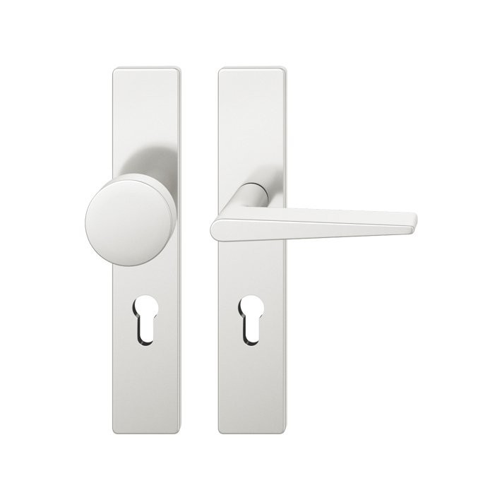 12 1005 FSB Langschild-Wechselgarnitur Alu natur PZ