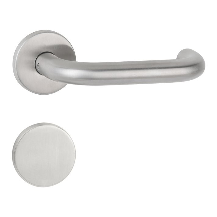 Aptec 1801/2073 Rosettengarnitur Klasse 3 Edelstahl matt blind (Rosetten-Grt.)