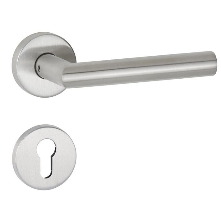 Aptec 1802/2073 Rosettengarnitur Klasse 3 Edelstahl matt PZ (Rosetten-Grt.)