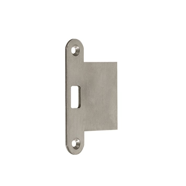 9000 0490 BKS Lappenschließblech 20x100 mm abgerundet Maß A 62,5 mm Niro