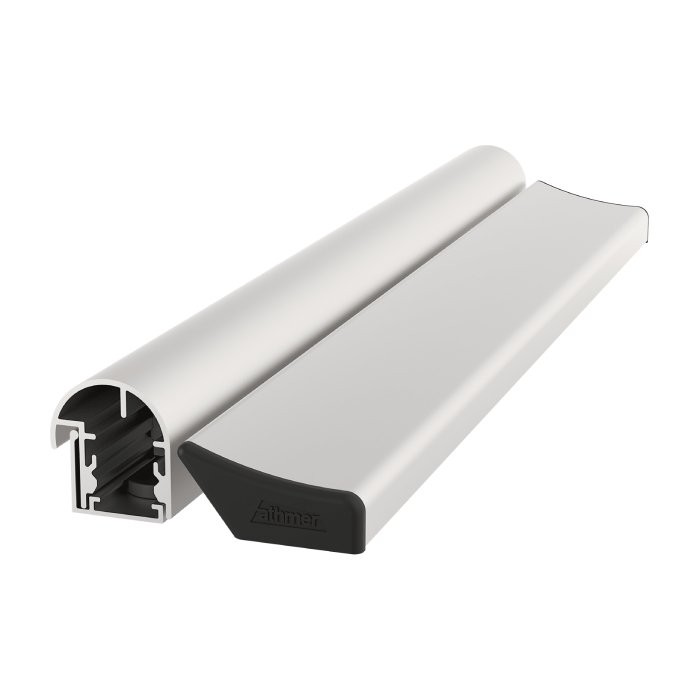 Athmer Bandseitiges Schutzprofil BM-27+ 2000 mm silber eloxiert