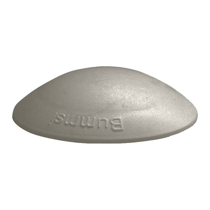 Baumanti selbstklebender Wandtürstopper "Bummsinchen" grau