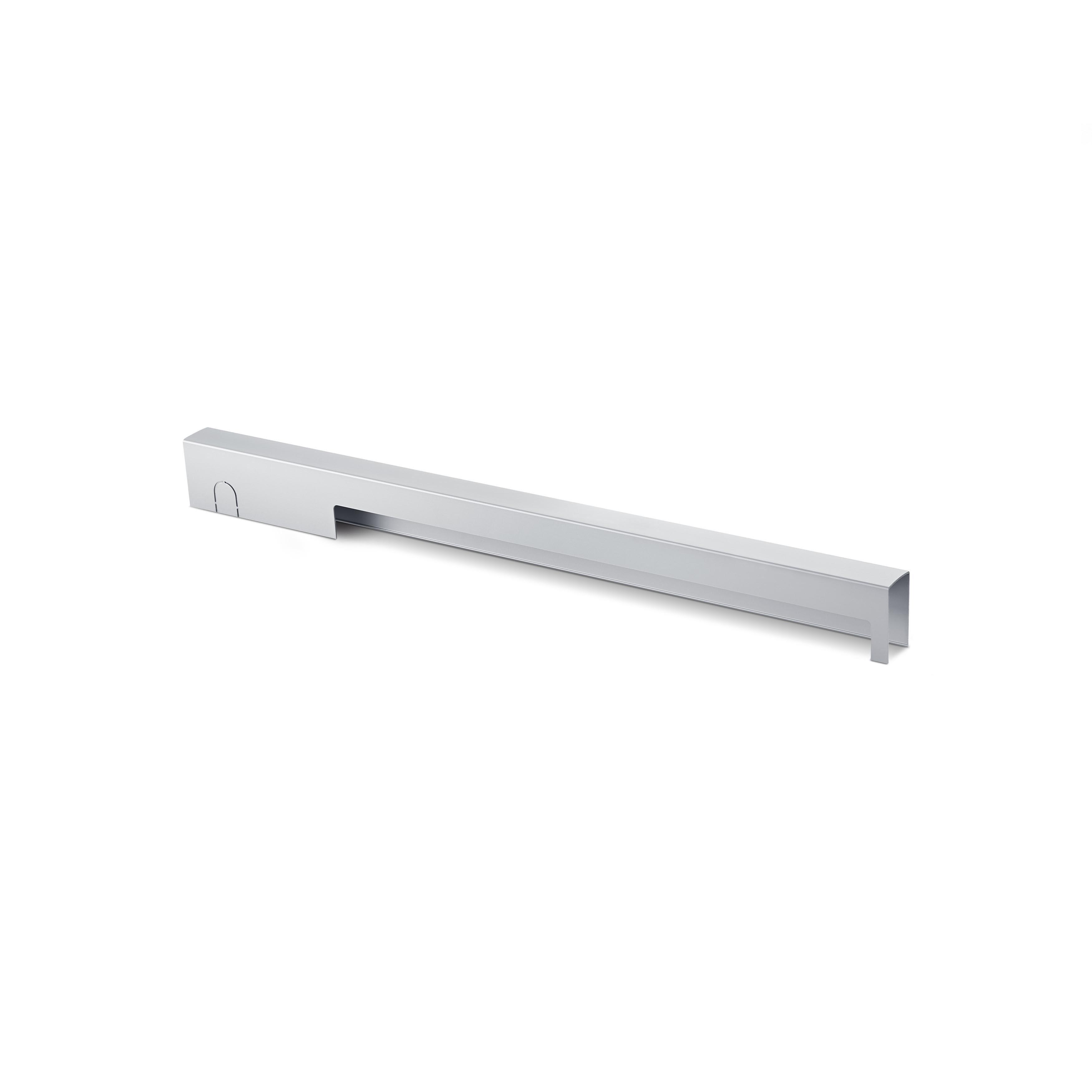 GEZE Blende für L-ISM / L-E-ISM VPK Gleitschiene 55 mm silberfarbig links