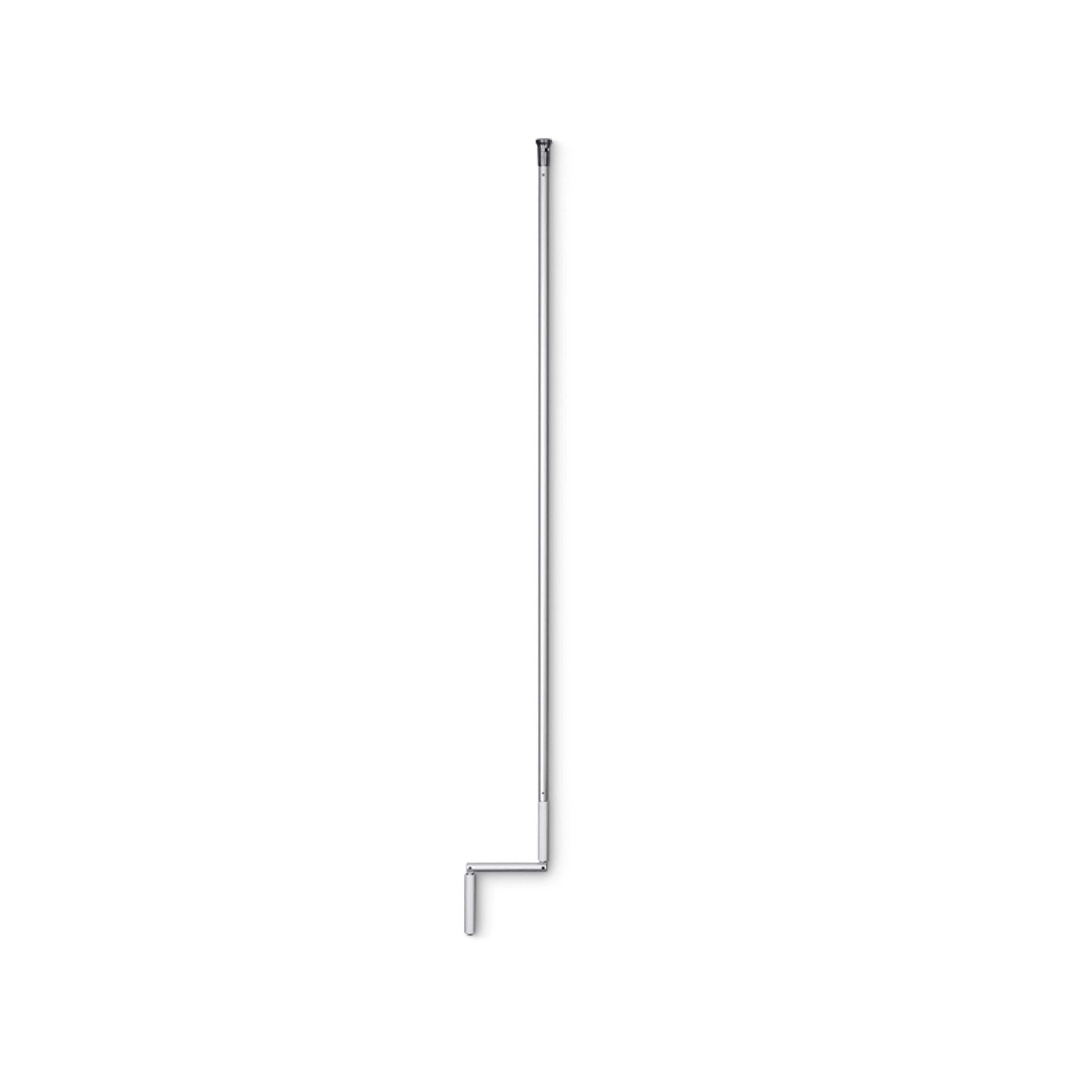 GEZE abnehmbare Kurbelstange mit Knickkurbel weiß (RAL 9016) 1400 mm 