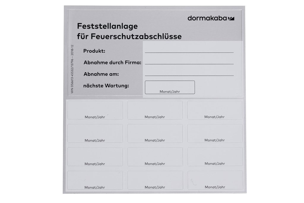 Zulassungsetikett