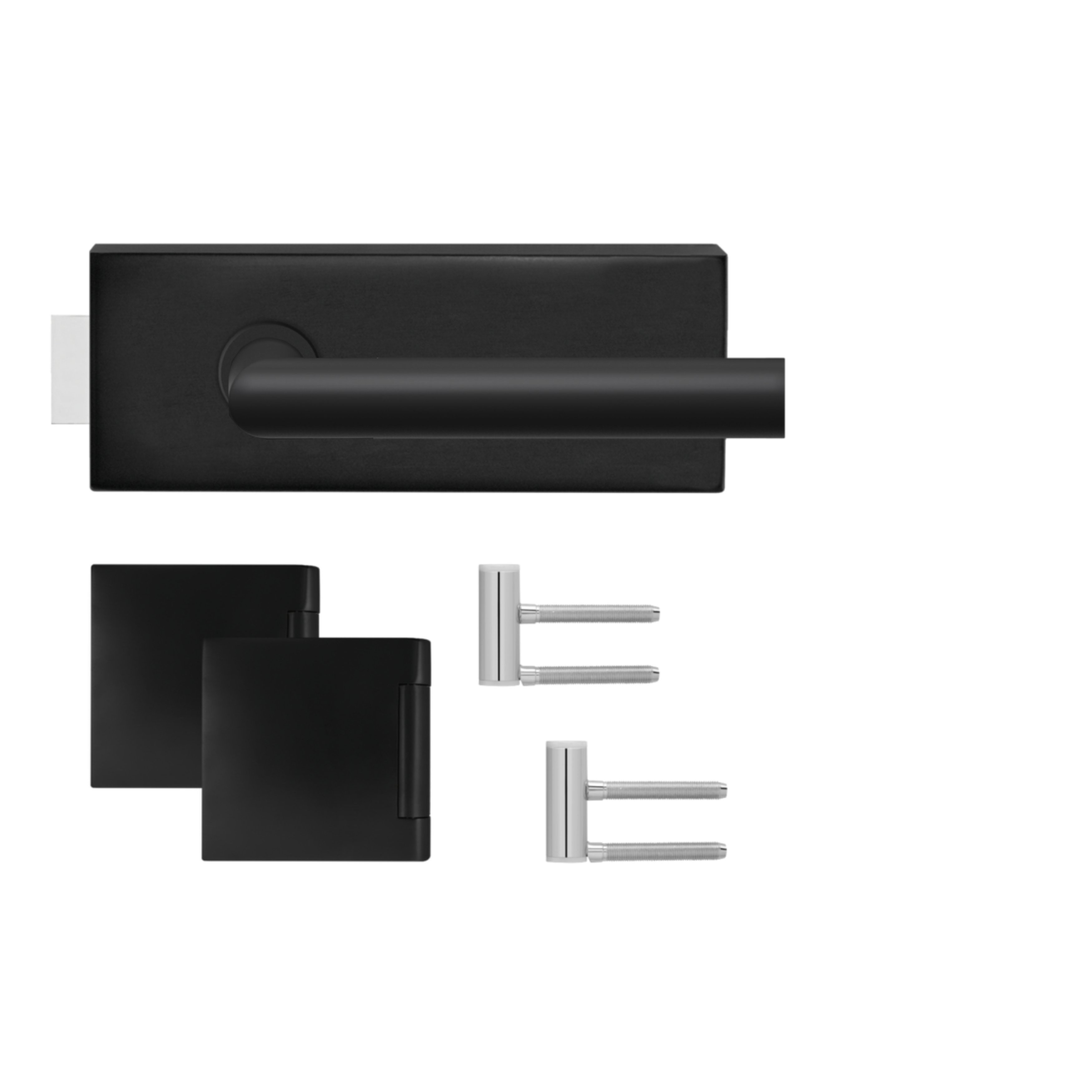 Karcher Glastürschloss Komplettset EGS28360Q inklusive Griff ED28 OS-Lochung Kosmos schwarz