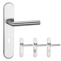 1802/2002 Hermat Türdrücker-Langschild-Grt. VK8 TS40 Edelstahl matt Vorschaubild