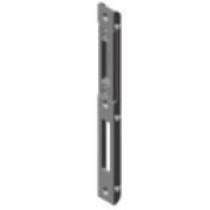 KFV 19-503V Schließblech für Wannen-Ausfräsung 208x20x8,5 mm hell verzinkt