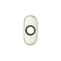 EDI 2033 ovale Türdrückerrosette Alu F1