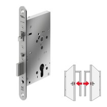 SVP 2277/2278 Dorma selbstverriegelndes Antipanik-Motorschloss PZ72-65-9-24x235 mm Niro für DIN-linke/rechte Stumpftür Vorschaubild