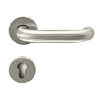 EDI Riva Feuerschutz-Rosettengarnitur U-Form Aluminium F1