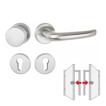 Aptec 1806/2073 Wechsel Rosettengarnitur Klasse 3 Edelstahl matt PZ Vorschau