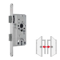 baumanti BB Einsteckschloss 72/55 Klasse 1 Rundstulp 20 mm silber