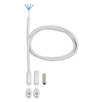 ASSA ABLOY Rundreedkontakt mit Flansch Weiß 1