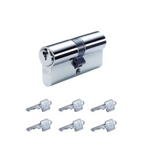 BKS B 8812 0015 Profil-Doppelzylinder 31/35 mm mit Not- und Gefahrenfunktion 6 Schlüssel