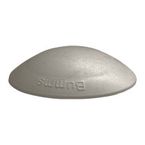 Baumanti selbstklebender Wandtürstopper "Bummsinchen" grau
