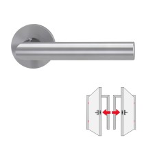 GRIFFWERK LUCIA PIATTA S Rosettengarnitur Smart2Lock Edelstahl matt Vorschaubild