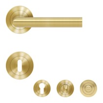 Karcher ER37 Verona Türdrücker Rosettengarnitur Messing matt Vorschaubild