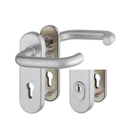 Paris HOPPE Schutz-Türdrücker-Kurzschild-Garnitur, E138Z/3331K/353K-1