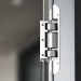 Tectus TEG 310 2D 60 Türband für flächenbündige Ganzglastüren RAL 9016 Verkehrsweiß matt Einbau
