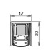 athmer Bodentürdichtung Stadi LD-17/20 WS 750 mm Zeichnung 2