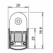 athmer Bodentürdichtung Stadi LD-20/20 WS  Zeichnung 1