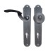Baumanti Bayreuth Langschildgarnitur Schmiedeeisen 92 mm links
