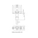 BKS B 1895 Schaltschloss Stulp 54x20x3 rund