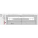 Dorma Gleitschiene BG GSR/V/BG XEA silberfarbig Zeichnung 