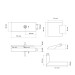 Karcher EDGE Glastürschloss Komplettset EGS28660QLS9 KD Comfort Privacy rechteckig Maß