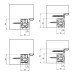 VX 7531 3D Simonswerk Variant-Aufnahmeelement verzinkt 3