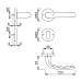 Tokyo HOPPE Türdrücker-Rosetten-Garnitur, M1710RH/42KV/42KVS
