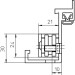 VX 7521 3D Simonswerk Variant-Aufnahmeelement verzinkt