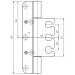 Simonswerk VX 7939/160 18-3 FD Variant-Objektband Edelstahl matt 2