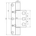 Simonswerk VX 7939/160-4 FD 18/5 Variant-Objektband Edelstahl matt 2