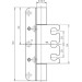 Simonswerk VX 7939/160 FD Variant-Objektband Edelstahl matt 3