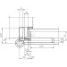 Simonswerk VX 7939/160 S WK MSTS Variant-Objektband Edelstahl matt (Türband) 3